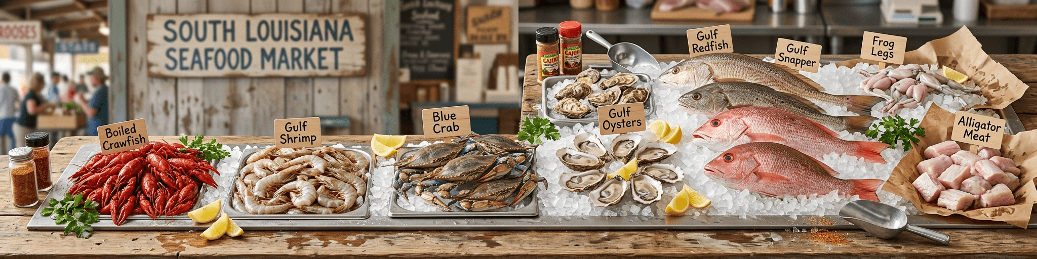 Seafood from Poche's