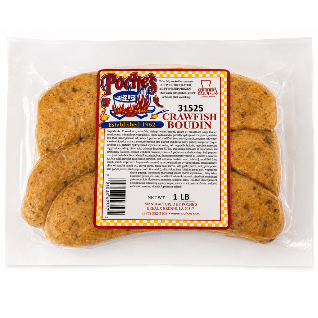 Poche’s Crawfish Boudin 1 lb